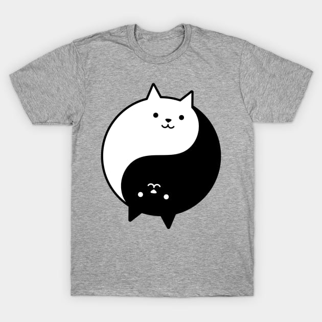 yin yang cats T-Shirt by mattserpieces